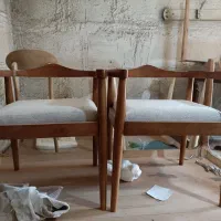 صندلی چوب راش|میز و صندلی غذاخوری|شاندیز, |دیوار