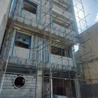 رابیس کاری نما و داخله اسکلت فلزی
