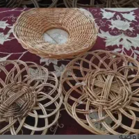 سبد حصیری بزرگ