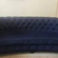 مبل راحتی چستر ۷ نفره سورمهای طوسی|مبلمان خانگی و میز عسلی|پردیس, فاز ۱۱|دیوار