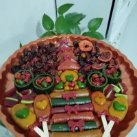 کیک و باکس لواشکی هدیه روز پدر با ی قیمت اقتصادی