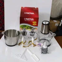 خردکن دو کاسه نوا 3500وات 3.5لیتر مجهز به2تیغه 6پر|خردکن، آسیاب، غذاساز|مشهد, جلالیه|دیوار