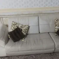 مبل چرم سفید|مبلمان خانگی و میز عسلی|اهواز, کمپلو جنوبی|دیوار