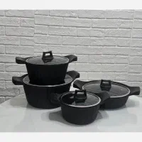 سرویس قابلمه چدن گرانیت برند رادیس 8 پارچه|ظروف پختوپز|فردیس, شهرک ارم|دیوار