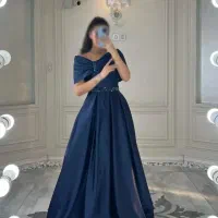 پیراهن ساتن مجلسی مدل جدید سایز۳۸