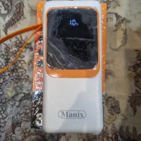 پاوربانک۳۰۰۰۰هزارمانیکس دارای چراغ قوه ۷ حالته