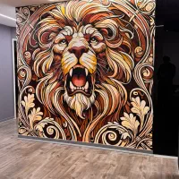 نقاشی دیواری مدرن آروین