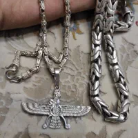 زنجیر نقره کرال
