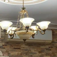 لوستر ۵شعله|لوستر و چراغ آویز|قزوین, |دیوار