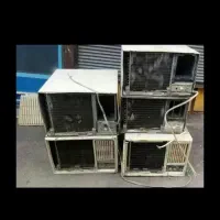 فروش هشت عدد کولر پنجره ای و دواسپیلت و یک بیرونی