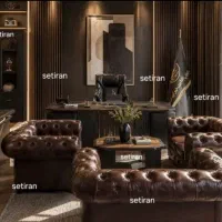 مبلمان مدل چستر زئوس راحتی میز مدیریت