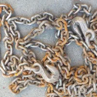 سلام زنجیر ۹متری USAدوسر قلاب ۱۵اینج