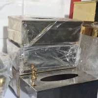 جا دستمال و سطل