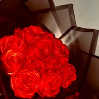 دسته گل روبانی