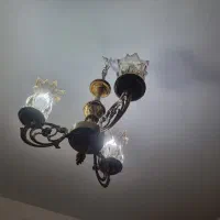 لوستر سه شاخه برنز