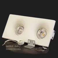 تولید فریم هالوژن گچی مدل فروغ دوشعله