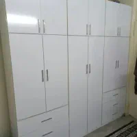 کمددیواری باکسی سفید ۶کشو ۶باکس مجزامتحرک سیار