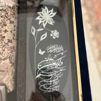 کادویی تابلو گل نقره به همراه رومیزی مربع و قرآن|صنایع دستی و سایر لوازم تزئینی|تهران, ولنجک|دیوار