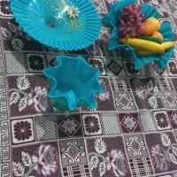 سلام چهار تیکه میوه خوری شکلات خوری شیرینی خوری