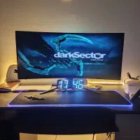 سیستم کامپیوتر گیمینگ مانیتور 34 خمیده
