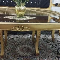 مبلمان کلاسیک نه نفره دوتا عسلی و جلو مبلی