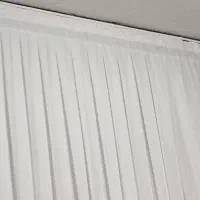 دو پرده حریر ساده یکی مدل پنچی و یکی پلیسه