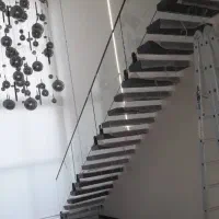 نرده شیشه ای سکوریت لمینیت راه‌پله اسپیگات|خدمات پیشه و مهارت|چهاردانگه (تهران), |دیوار