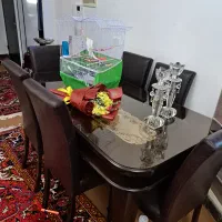 مبل 7 نفره ترکیه و میز غذا خوری 6 نفره