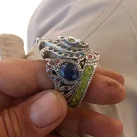 انگشتر تاج غول پیکر تک ساز|جواهرات|خرمآباد, |دیوار