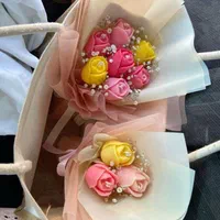 دسته گل باکس گل شمعی|گل مصنوعی|تهران, استاد معین|دیوار