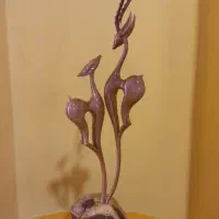 غزال چوبی دکوری