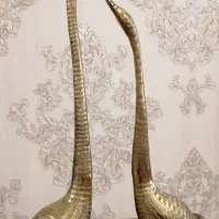 قو عاشق برنزی بزرگ و فرشته دیوارکوب