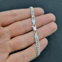 زنجیر نقره مردانه ایتالیایی کارتیه دوبل (گردنبند)|جواهرات|تهران, گیشا|دیوار