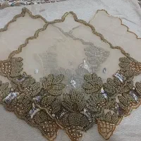 رومیزی سنگدوزی شده|پرده، رانر، رومیزی|دورود, |دیوار