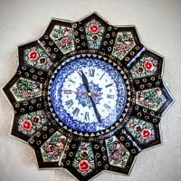 ساعت خاتم کاری طرح ستاره بسیار زیبا کار اصفهان