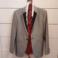 کت و شلوار داماد همراه پیراهن وکراوات