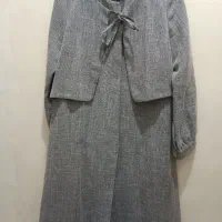 تعداد زیادی مانتو زنانه بلند رنگ مشکی و طرح دار|لباس|ایلام, |دیوار