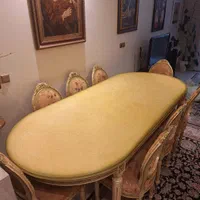 میزنهارخوری ۸ نفره استیل|میز و صندلی غذاخوری|تهران, اوین|دیوار