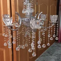 لوستر ۶شاخه برنجی|لوستر و چراغ آویز|قرچک, شهرک طلائیه|دیوار