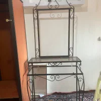 ست کمد،دلاور و میز تلوزیون فرفورژه|جاکفشی، کمد، دراور|گلبهار, شهر جدید گلبهار|دیوار