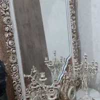 اینه شمعدان با ساعت