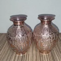 گلدان مسی گلدان چک وجاروی دستی نپتون