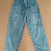شلوار لی مام