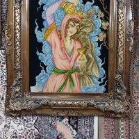 تابلو فرش لیلی و مجنون