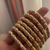 ۷ عدد النگو طلا سایز ۲