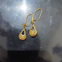 گوشواره طلا 18 عیار طرح اشک|جواهرات|چهاردانگه (تهران), |دیوار