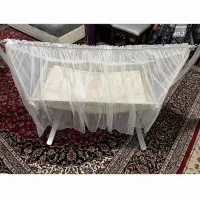 گهواره چوبی برند چیکا ترک|تخت و صندلی بچه|قزوین, |دیوار