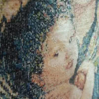 تابلو فرش اصلی مادر و دختر  دست بافت|تابلو فرش|قم, پردیسان|دیوار