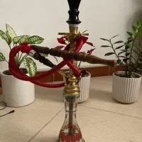 قلیان برنجی تو پر