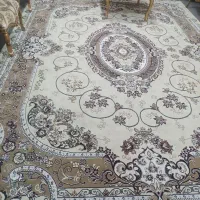 فرش ۱۲ متری رنگ کرم